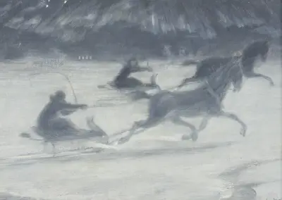 Sleighing on the Ice, J.A.G. Acke