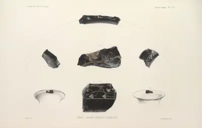 Collection Julien Gréau. Verrerie antique, émaillerie et poterie appartenant à M. John Pierpont Morgan Pl.58 av G. Massias
