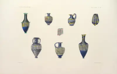 Collection Julien Gréau. Verrerie antique, émaillerie et poterie appartenant à M. John Pierpont Morgan Pl.14 av G. Massias