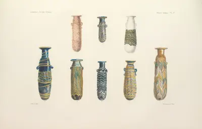 Collection Julien Gréau. Verrerie antique, émaillerie et poterie appartenant à M. John Pierpont Morgan Pl.04 av G. Massias