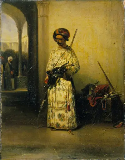 Soldier of the Guard of a Vizier von Alexandre-Gabriel Decamps