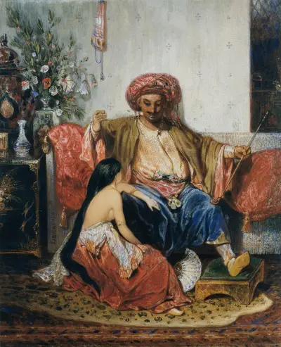 The Favourite of the Pasha von Alexandre-Gabriel Decamps