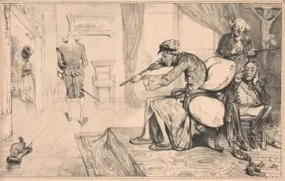 The year of grace 1840, the glorious reign of Charles X the 16th von Alexandre-Gabriel Decamps