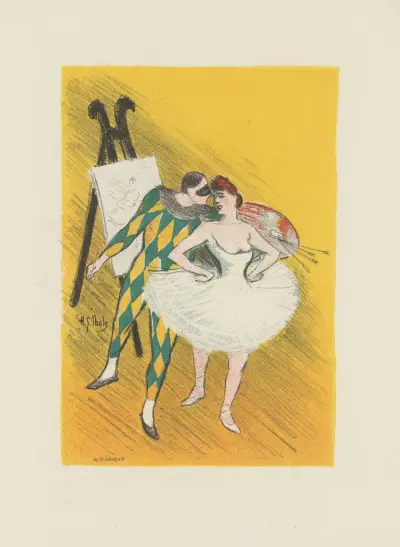 Arlequin et Colombine av Henri-Gabriel Ibels