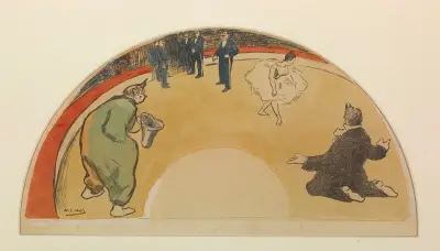 Au Cirque, 1893 av Henri-Gabriel Ibels