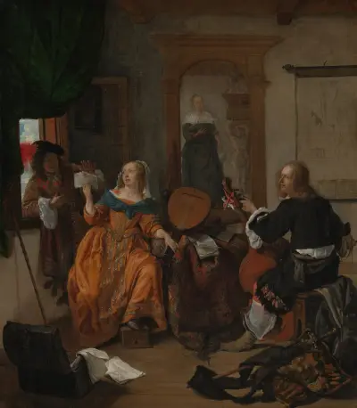 A Musical Party, Gabriel Metsu