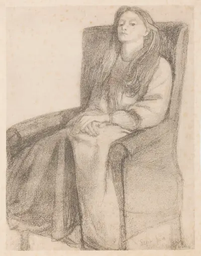 Elizabeth Siddal – Nr. 2, Dante Gabriel Rossetti