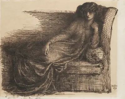 Jane Morris, 1870 – Nr. 2, Dante Gabriel Rossetti