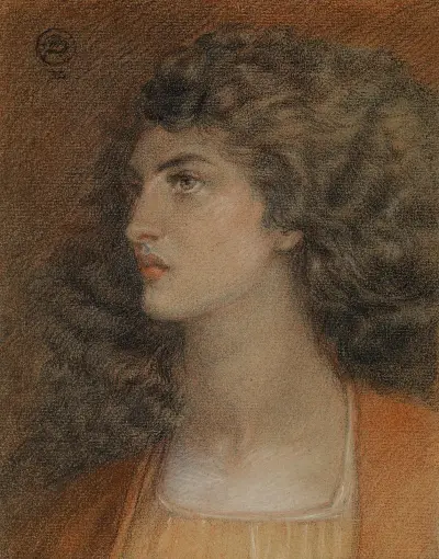 Portrét slečny Herbertové, Dante Gabriel Rossetti