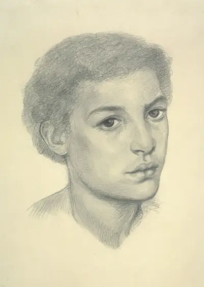 The Beloved – Study for the Black Girl av Dante Gabriel Rossetti