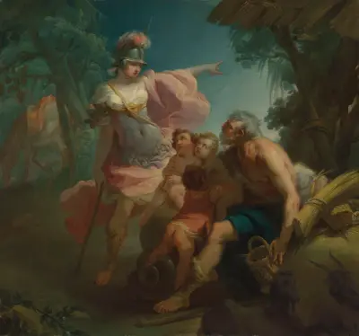 Erminia wśród pasterzy, Gaetano Gandolfi