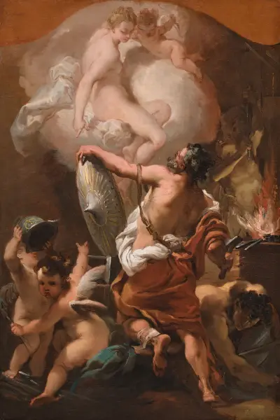 Wenus zamawia u Wulkana zbroję dla Eneasza, 1775, Gaetano Gandolfi