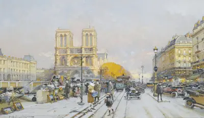 Notre-Dame, Eugène Galien-Laloue