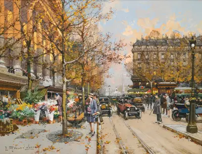 Place De La Madeleine, Eugène Galien-Laloue