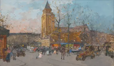Saint-Germain-des-Prés, Paříž, Eugène Galien-Laloue