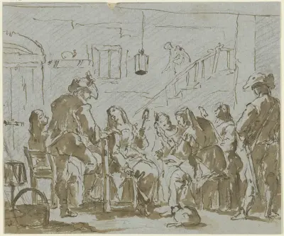 Tavern scene – Nr. 1, Gaspare Diziani