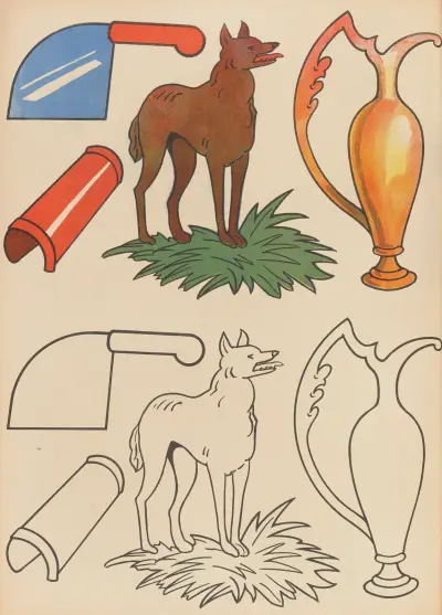 Kolorowanka, plansza 17, Gaston Marechaux