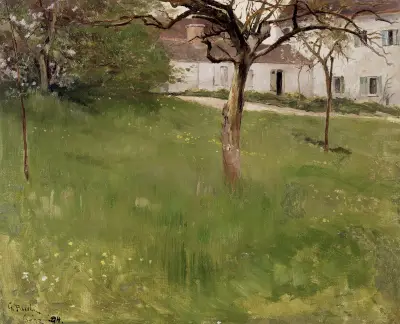 A Garden in Grez, Georg Pauli