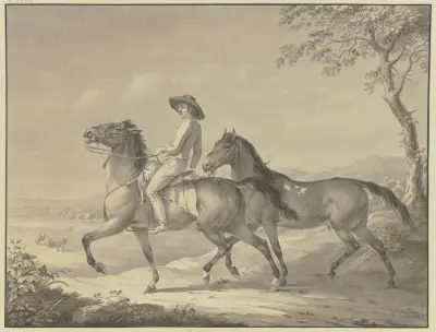Ungarische Pferde von Johann Georg Pforr