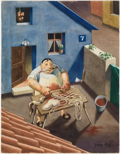 Der Metzger av Georg Scholz