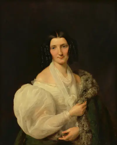 Barbara von Schickh als Braut von Wolfgang Ritter von Manner von Ferdinand Georg Waldmüller