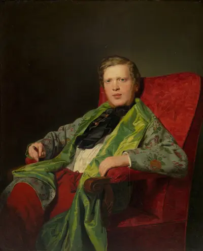 Emanuel Ritter von Neuwall (1813–1879) von Ferdinand Georg Waldmüller