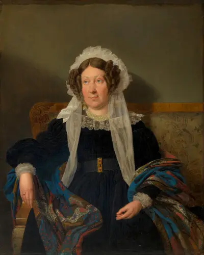 Josefine Schwartz von Mohrenstern, rozená vikomtesa Goupy de Quabeck, Ferdinand Georg Waldmüller