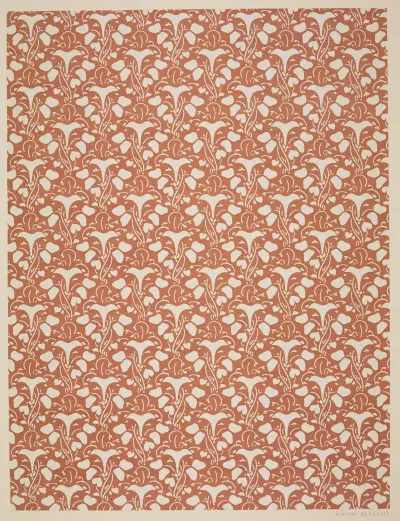 Ensemble de papiers de garde pour Eugène Verneau Pl.11 von George Auriol