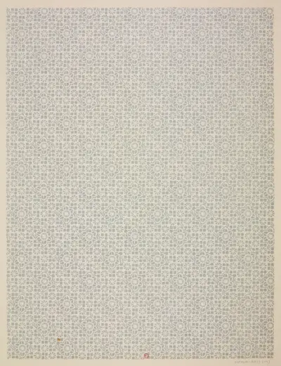 Ensemble de papiers de garde pour Eugène Verneau Pl.19 von George Auriol