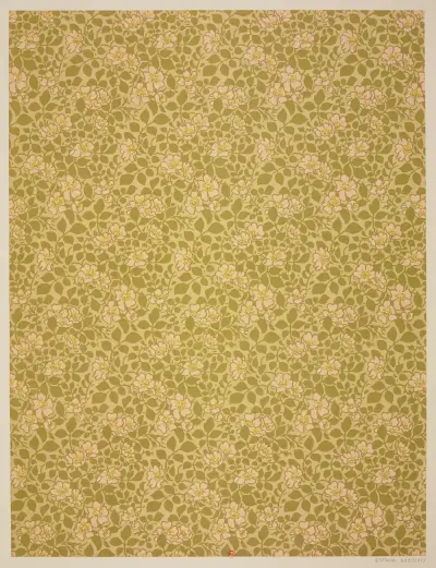 Ensemble de papiers de garde pour Eugène Verneau Pl.22 von George Auriol