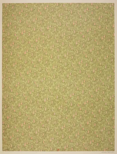 Ensemble de papiers de garde pour Eugène Verneau Pl.38 von George Auriol