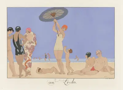 Au Lido, George Barbier