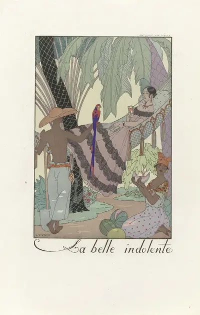 La belle indolente, George Barbier