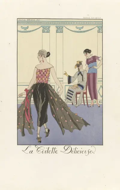 La Toilette Délicieuse, George Barbier