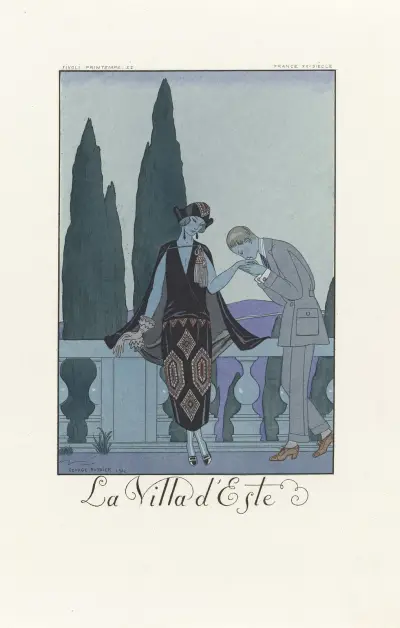La Villa d’Este, George Barbier