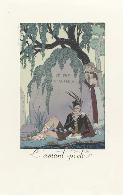 L’amant poète, 1923, George Barbier