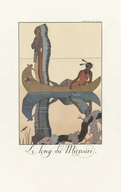Le long du Missouri, George Barbier