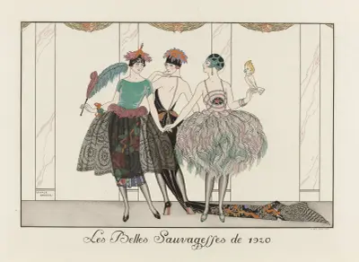 Les Belles Sauvagesses de 1920, George Barbier