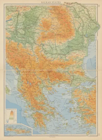 Balkan States av John George Bartholomew