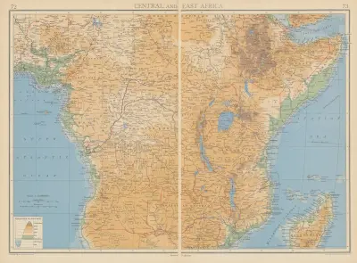 Central and East Africa av John George Bartholomew