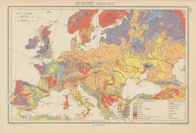 Europe, Geology av John George Bartholomew