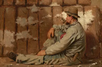 A Longshoreman von John George Brown