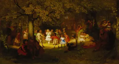 Picnic Party in the Woods von John George Brown
