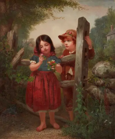 The Bouquet von John George Brown