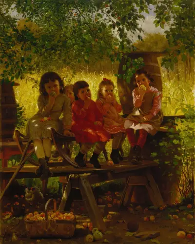 The Cider Mill von John George Brown