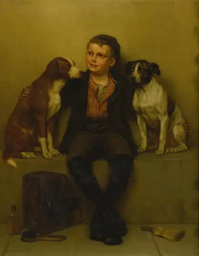 The Rivals von John George Brown