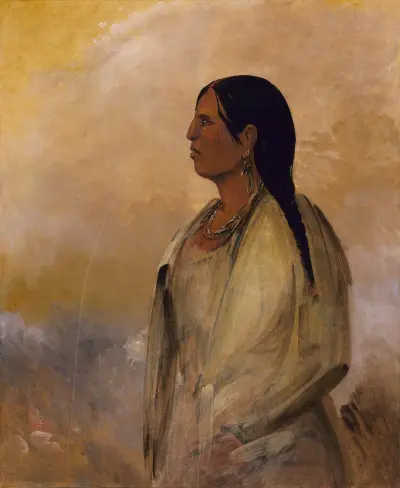 A Choctaw Woman von George Catlin