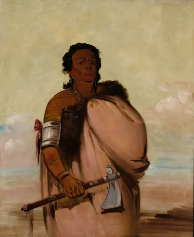 Ah’-Sho-Cole, Rotten Foot, a Noted Warrior von George Catlin