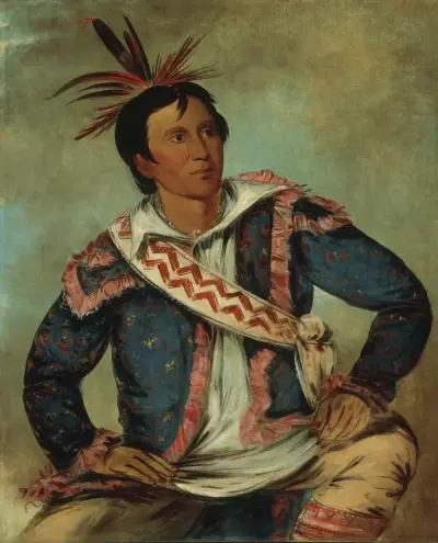 Há-Tchoo-Túc-Knee, Snapping Turtle, a Half-Breed von George Catlin