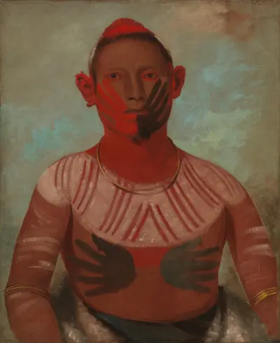 I-O-Wáy, One of Black Hawk’s Principal Warriors von George Catlin